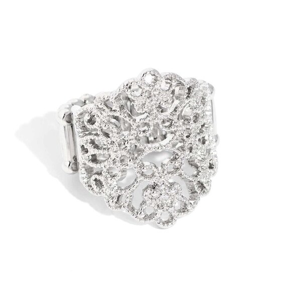 Glistening Gentry - Silver Ring - Picture 2 of 2